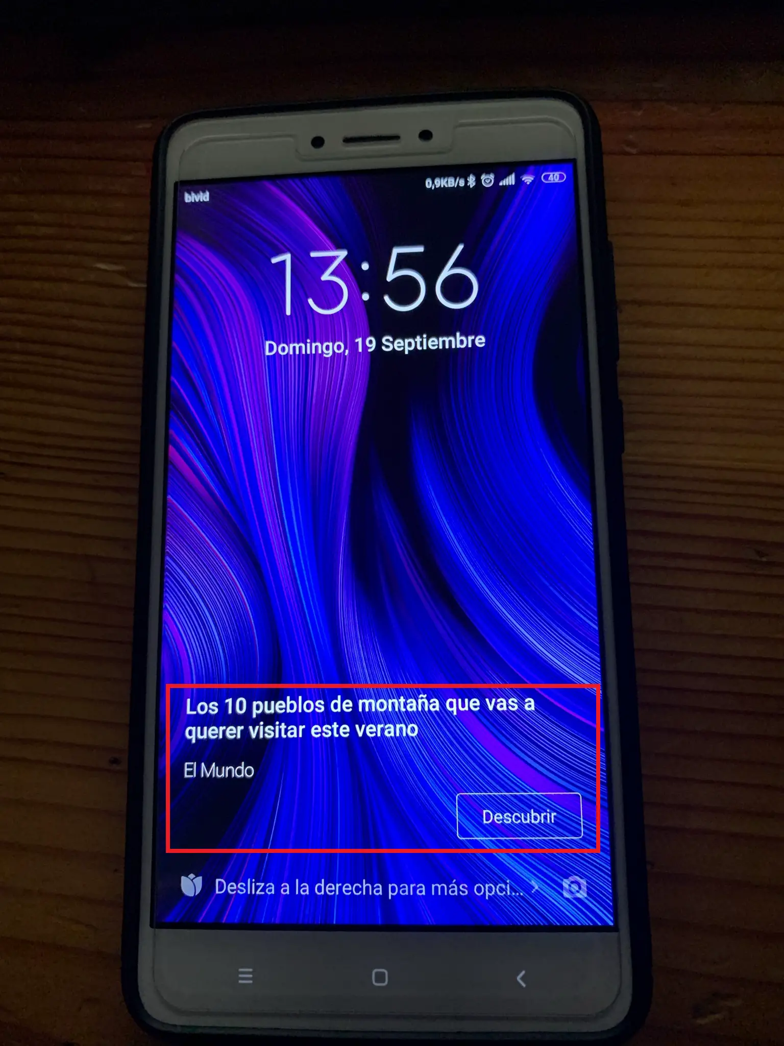 How to remove lock screen from News Xiaomi?
