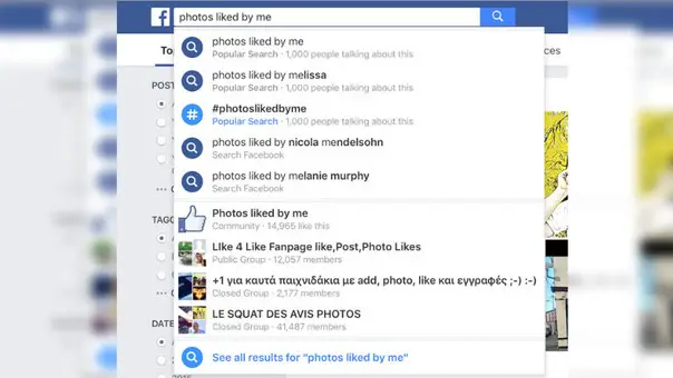 Bagaimana cara melihat suka seseorang di Facebook?